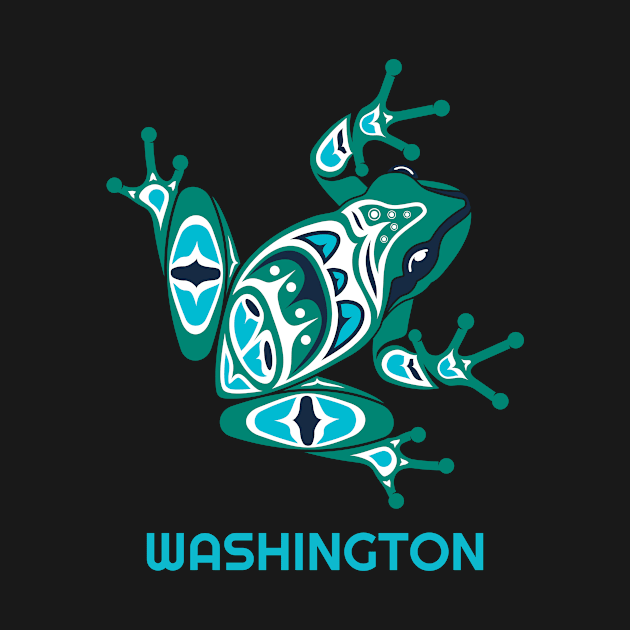 Washington Frog Pacific NW Native American Indian by twizzler3b