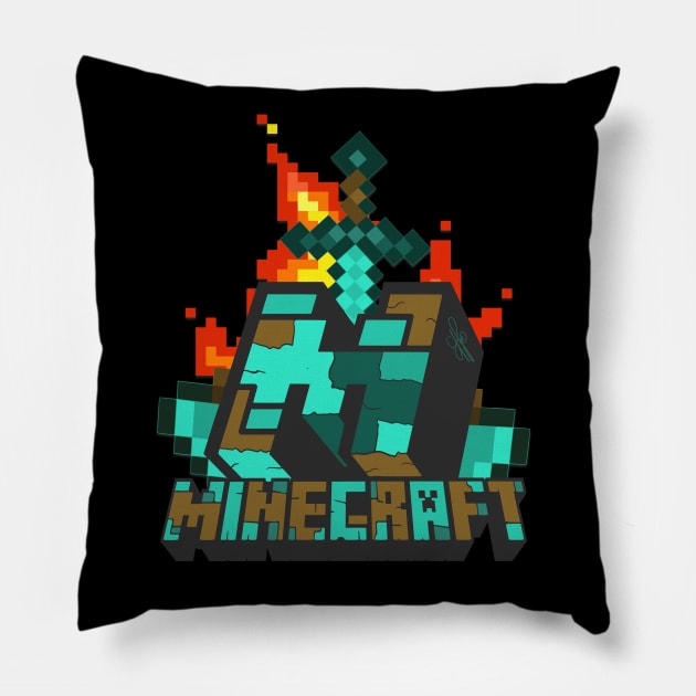 FireMine Pillow by CB_design