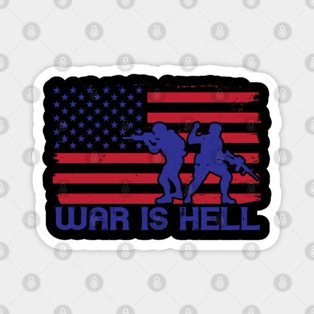 War Is Hell Magnet by TinPis