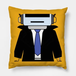 Dapper Robot Tee 3: Where Circuitry Meets Couture T-Shirt Pillow