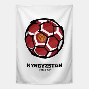 Kyrgyzstan Football Country Flag Tapestry