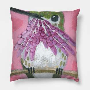 Calliope Hummingbird Pillow