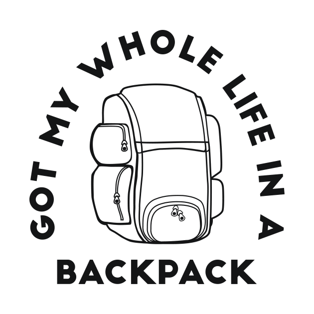 got my whole life in a backpack traveller by RedYolk