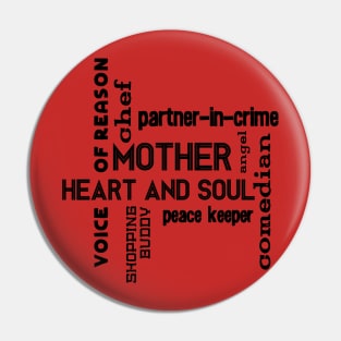 mother tag cloud Pin