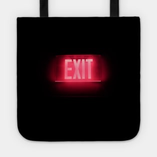 EXIT NEON SIGN Tote