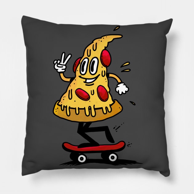 Pizza boy Pillow by Jumpy