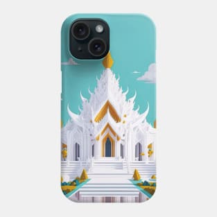 The White Temple (Wat Rong Khun) Phone Case