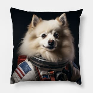 Astro Dog - American Eskimo Dog Pillow