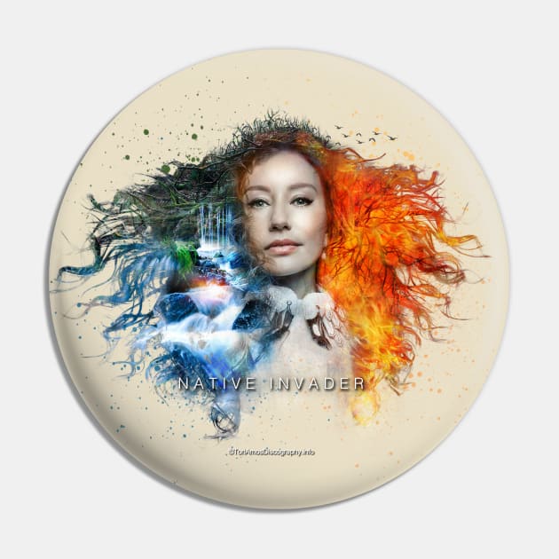 Native Invader Era (No Top Text) - Official TAD Shirt Pin by ToriAmosDiscography