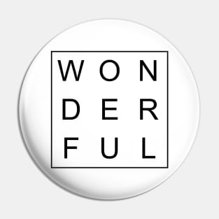 minimalist and simple design wonderful black word Pin