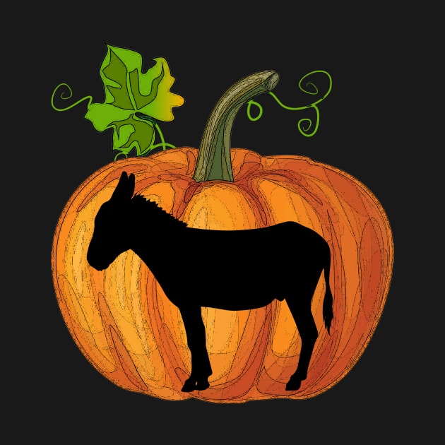 Donkey in pumpkin by Flavie Kertzmann