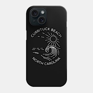 Currituck Beach, North Carolina Sun, Sand, and Surf Phone Case