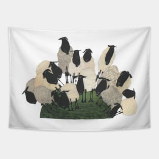 Sheep on the Hill Tapestry