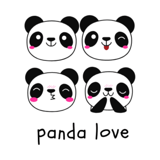 Panda Love T-Shirt