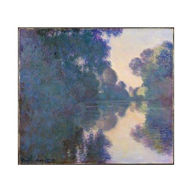 Morning on the Seine near Giverny by ClaudeMonet