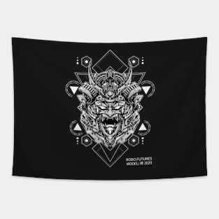 Samurai Mecha Robot Tapestry