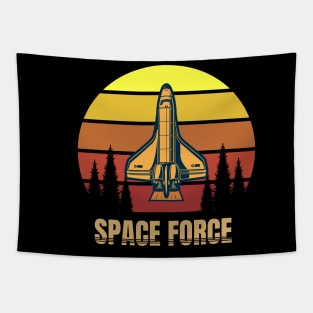 Space Force Retro Tapestry