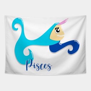 12 Zodiac Signs Astrology - Pisces Tapestry