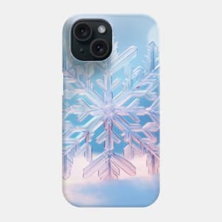 Snow Flake Nature Serene Tranquil Peace Phone Case