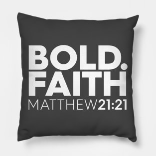 Bold Faith Christian T-Shirt, T-Shirt, Faith-based Apparel, Women's, Men's, Unisex, Hoodies, Sweatshirts Pillow