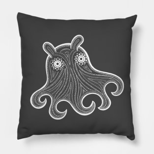 Dumbo Octopus Ink Drawing - animal lovers design Pillow