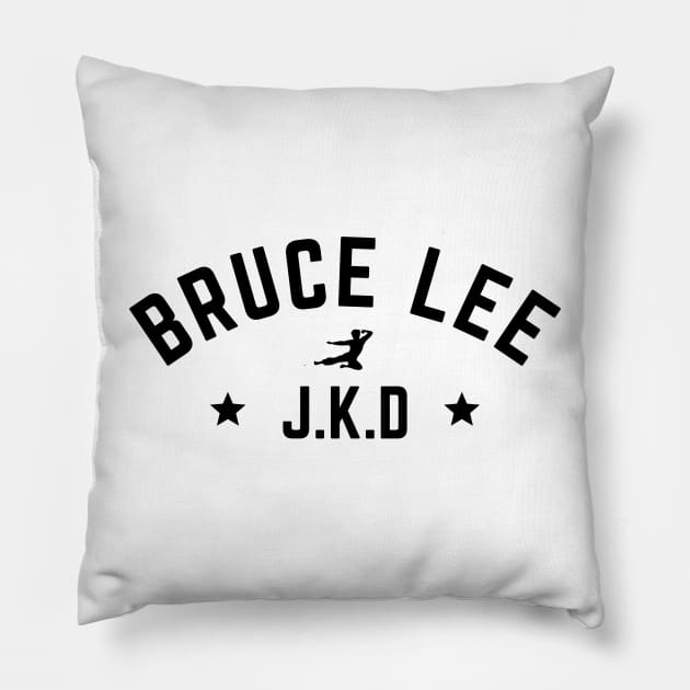 Jeet Kune Do Kick 3 Pillow by KingsLightStore