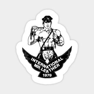 International Mr. Leather Vintage Retro Gay LGBT Chicago Magnet