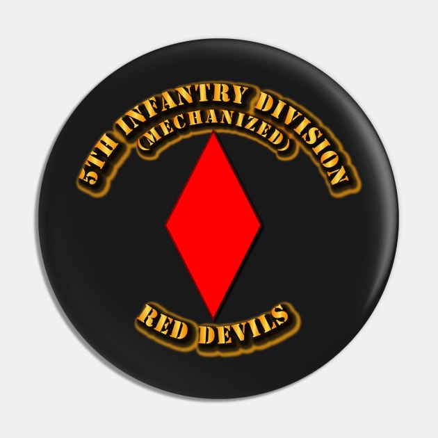 5th Infantry Division - Red Devils Pin by twix123844