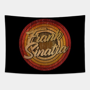 circle vintage retro faded FRANK Sinatra Tapestry