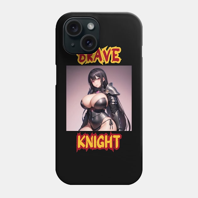 Brave Knight Anime Girl Phone Case by Clicks Clothes