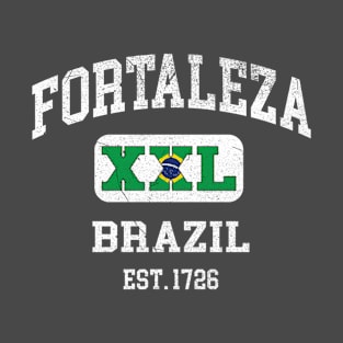 Fortaleza, Brazil - XXL Athletic design T-Shirt