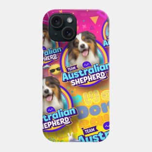 Australian Shepherd dog v2 Phone Case