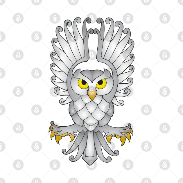 Snow Owl by Greyhand