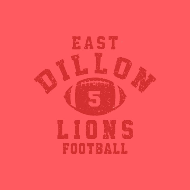 East Dillon Lions Football Jersey by Clobberbox