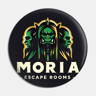 Moria Escape Rooms - Orcs - Logo - Fantasy Pin