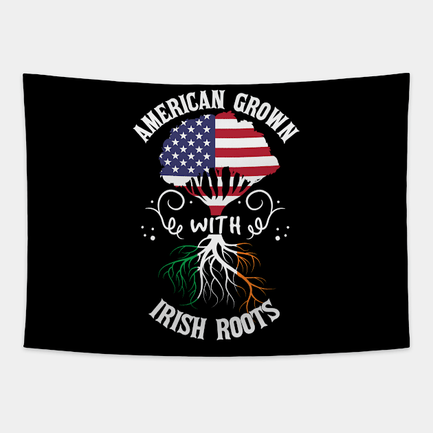 american grown with irish roots Tapestry by busines_night