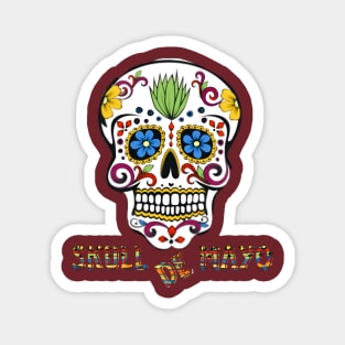 Skull de mayo Magnet