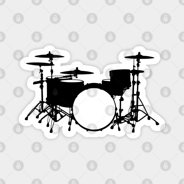 Drum Kit Magnet by rheyes