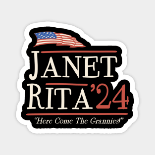 Janet & Rita For 2024 Magnet