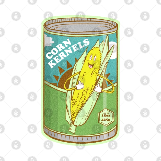 Tin of sweetcorn by mailboxdisco