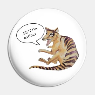 Thylacine Pin