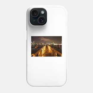 San Diego Skyline from a Pier on the Island of Coronado. 2011 Phone Case