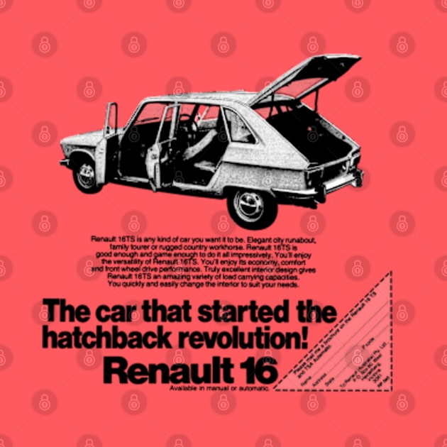 RENAULT 16 - advert by Throwback Motors