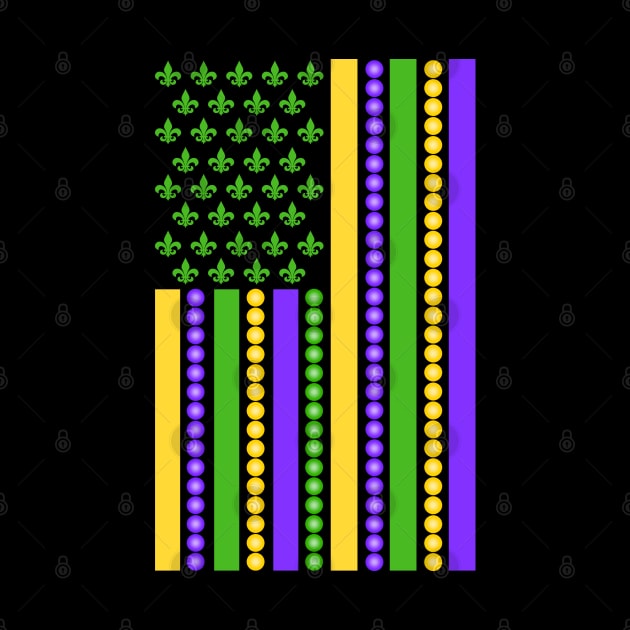 Mardi Gras Flag - New Orleans by BDAZ