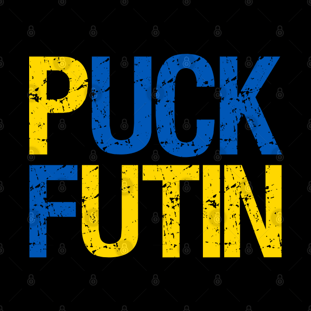 Ukrainian National Flag - Puck Futin - Support Ukraine by Styr Designs