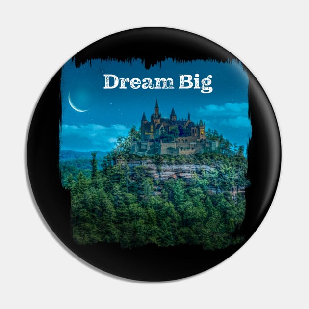 Mysterious moonlight shines on magical castle in the forest Pin by SteveKight