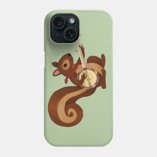 Squirrel with a Bango on His Knees Phone Case