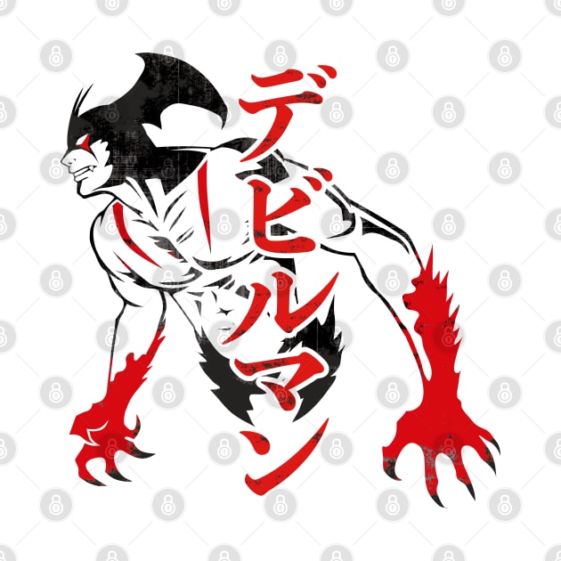 070 Devilman Stencil by Yexart