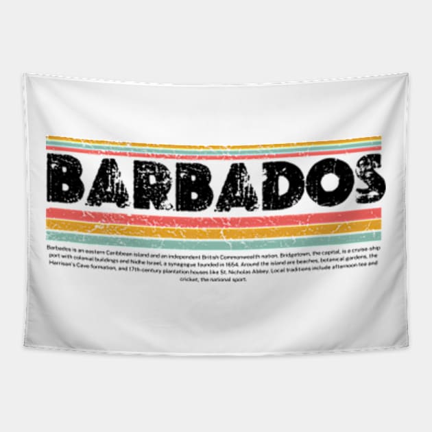 Barbados island gift Tapestry by graphicaesthetic ✅