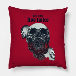 You only live twice 4 Pillow